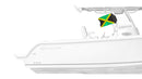 Jamaica 12"x18" Forever Wave Flag for Boats