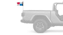 Panama 12"x18" Forever Wave Flag for Jeep Wrangler JL 2-Door 2018-Present