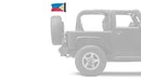 Philippines 12"x18" Forever Wave Flag for Jeep Wrangler JKU 4-Door 2007-2018