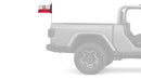 Poland 12"x18" Forever Wave Flag for Jeep Wrangler YJ 1986-1995