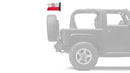 Poland 12"x18" Forever Wave Flag for Jeep Wrangler YJ 1986-1995