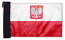 Poland 12"x18" Forever Wave Flag for Jeep Wrangler LJ 2003-2006