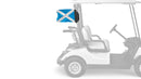 Scotland 12"x18" Forever Wave Flag for Golf Carts