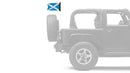 Scotland 12"x18" Forever Wave Flag for Jeep Wrangler LJ 2003-2006