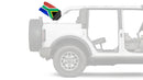 South Africa 12"x18" Forever Wave Flag