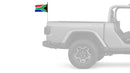 South Africa 12"x18" Forever Wave Flag for Jeep Wrangler JLU 4-Door 2018-Present