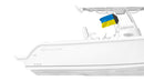 Ukraine 12"x18" Forever Wave Flag for Boats