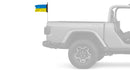 Ukraine 12"x18" Forever Wave Flag for Jeep Wrangler CJ-7 and CJ-8 1976-1986