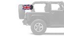 United Kingdom 12"x18" Forever Wave Flag for Jeep Wrangler LJ 2003-2006