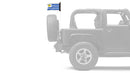 Uruguay 12"x18" Forever Wave Flag for Jeep Wrangler JL 2-Door 2018-Present