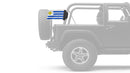 Uruguay 12"x18" Forever Wave Flag for Jeep Wrangler CJ-7 and CJ-8 1976-1986