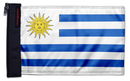 Uruguay 12"x18" Forever Wave Flag for Golf Carts