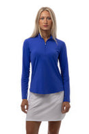 SanSoleil: Ladies UPF 50 SolTek Lux Long Sleeve Mock - 900622