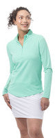SanSoleil: Ladies UPF 50 SolTek Lux Long Sleeve Mock - 900622
