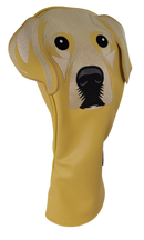 Yellow Labrador Embroidered Classic Driver Headcover by ReadyGOLF