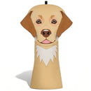 Yellow Golden Retriever Driver Headcover by Craftsman Golf