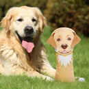 Yellow Golden Retriever Driver Headcover by Craftsman Golf