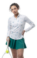 SanSoleil: Ladies UPF 50 SolCool Long Sleeve Zip Mock - 900463