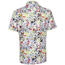 Tattoo Golf:  Men's A-Game Cool-Stretch Performance Golf Shirt - White
