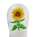 Sunfish: Embroidered Premium Leather Driver Headcover - Sunflower