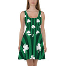 Shamrock Stripes Ladies Skater Dress by ReadyGOLF