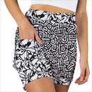 AMAZED BLACK & WHITE SKORT
