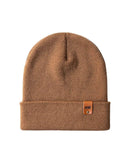 HAAKWEAR Camel Brown Beanie - Classic Knit Cuffed Hat Made in USA
