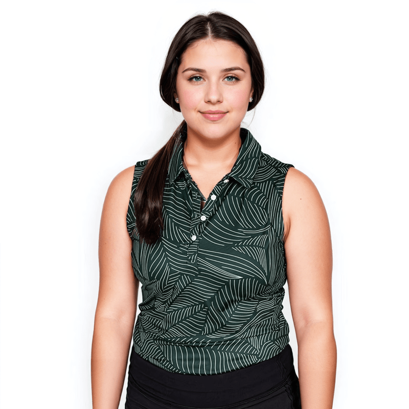 2Putt Golf - Bermuda Leaf Women's Polo (Sleeveless)