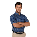 2Putt Golf - Blue Floral Men's Polo