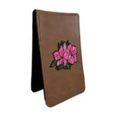 Sunfish: Scorecard and Yardage Book Holder - Hand Embroidered Azalea