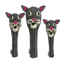 Sunfish: Hand-Knit Wool Animal Headcover Set (Driver, Fairway, & Hybrid)