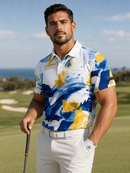 Charged Up Premium Golf Polo