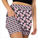 CHECKED OUT PINK SKORT
