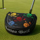 Tattoo Golf Dancing Skulls Putter Cover - Two Ball/Mallet Style - Black/Multicolor