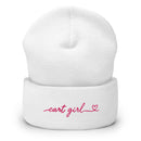 Cart Girl Long Cursive Logo - Beanie