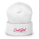 Cart Girl Cursive Logo - Beanie