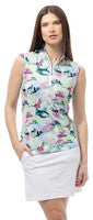 SanSoleil: Ladies UPF 50 SolCool Sleeveless Mock - 900471