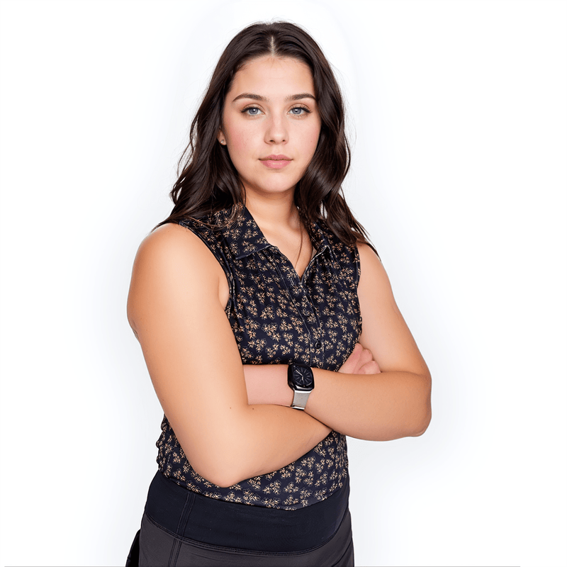 2Putt Golf - Dark Floral Women's (Sleeveless) Polos