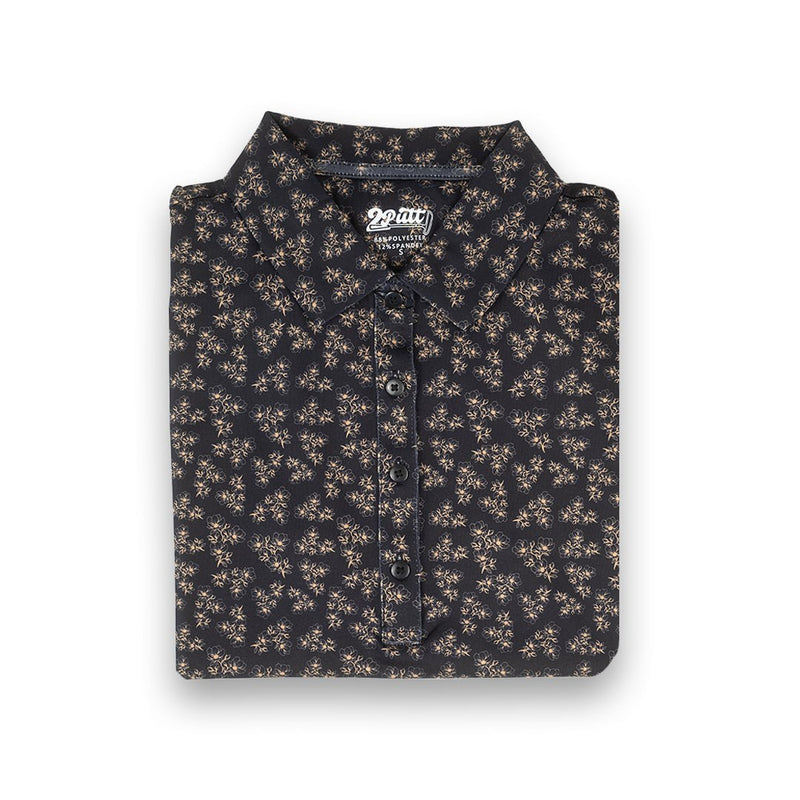 2Putt Golf - Dark Floral Women's (Sleeveless) Polos