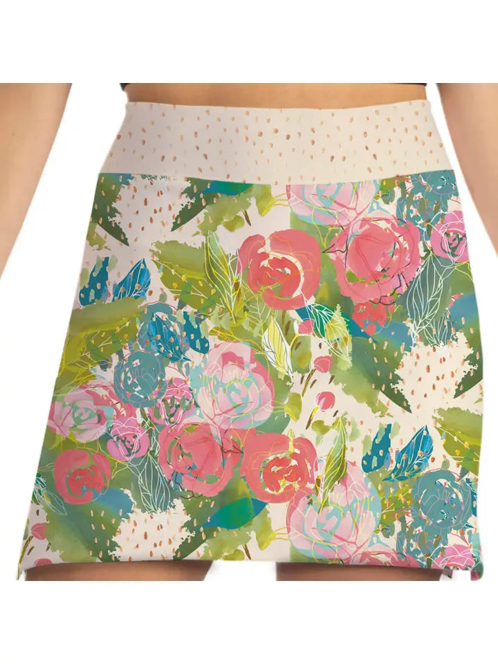 Skort Obsession: Pull On Skort - A Rose Is A Rose