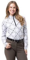 SanSoleil: Ladies UPF 50 SolCool Long Sleeve Zip Mock - 900463