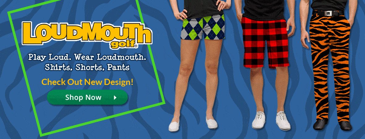 loudmouth golf pants and apparel