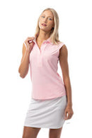 SanSoleil: Ladies SolAir Cool Ultra-Mesh Sleeveless Polo - 900657