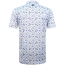 Tattoo Golf: Men's Tattoo Flash Cool-Stretch Golf Shirt - White