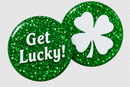 Get Lucky Four Leaf Clover Shamrock Ball Marker by ReadyGOLF