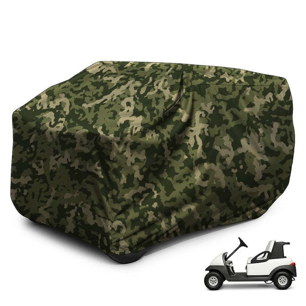 2 Passenger Golf Cart Storage Cover for Golf Carts without Roof Camouflage
