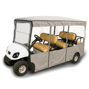 6 Passenger Driving Enclosure Golf Cart Cover fits EZGO 4+2 Bench