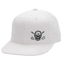 Tattoo Golf: 110 Snap Back Flat Brim Golf Hat - White or Black