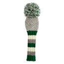 Sunfish: Knit Wool Headcover -Gray, Green, White Chevron (Driver, Fairway, Hybrid, or Set)