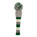 Sunfish: Knit Wool Headcover -Gray, Green, White Chevron (Driver, Fairway, Hybrid, or Set)
